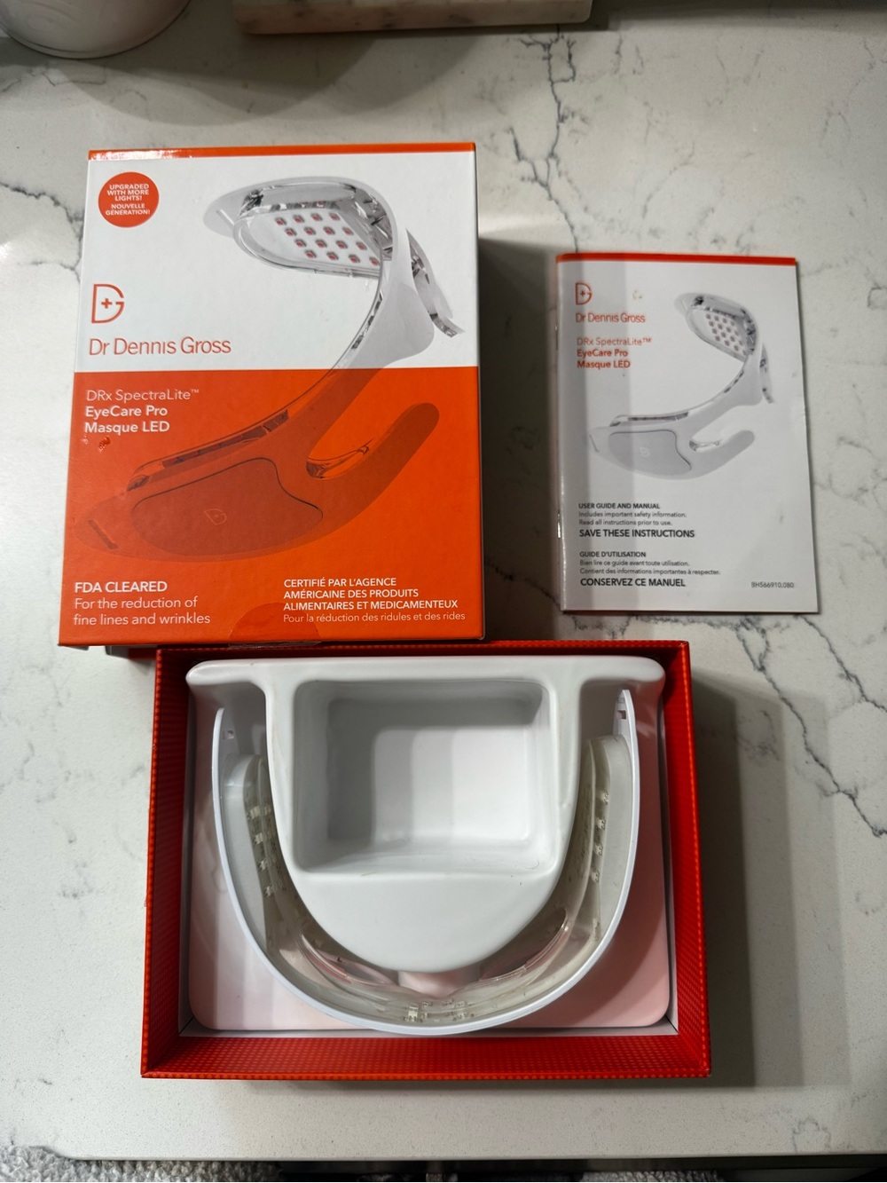 White DRx SpectraLite EyeCare Pro LED Mask